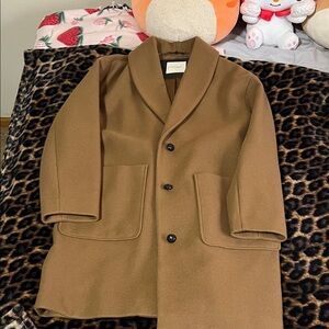 Chestnut Peacoat Mid Length